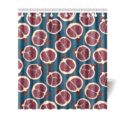 Pomegranate Pattern Print Design PG02 Shower Curtain