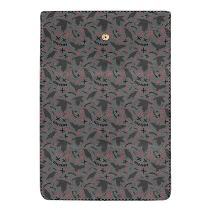 Crow Pattern Print Design 02 Women's Trifold Wallet