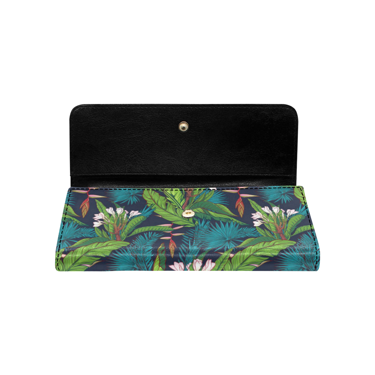 Rainforest Pattern Print Design RF01 Women's Trifold Wallet