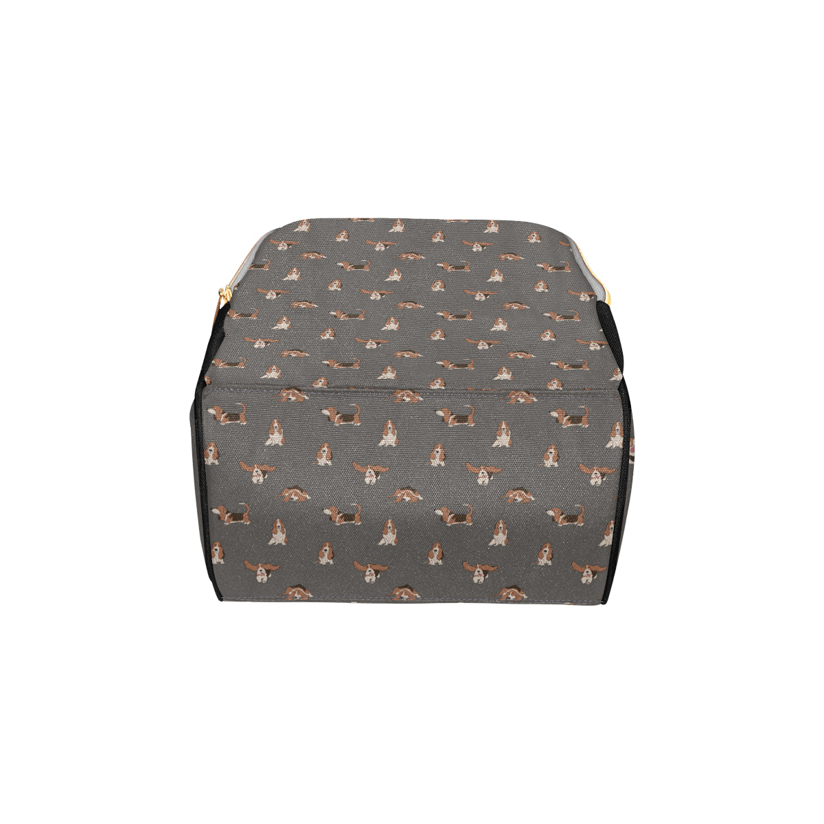 Basset Hound Pattern Print Design 03 Diaper Bag Backpack