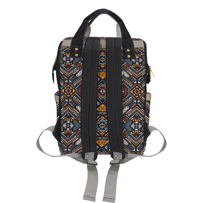 African Kente Print v2 Diaper Bag Backpack