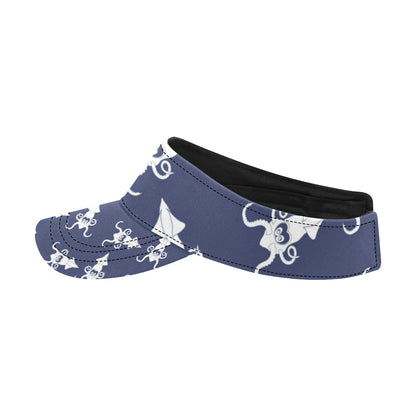 Giant Squid Pattern Print Design 02 Unisex Sun Visor
