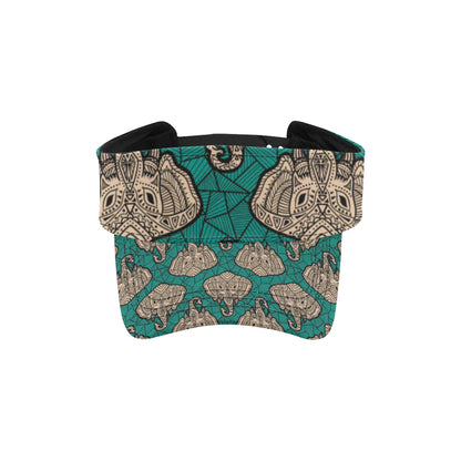 Boho Head Elephant Unisex Sun Visor