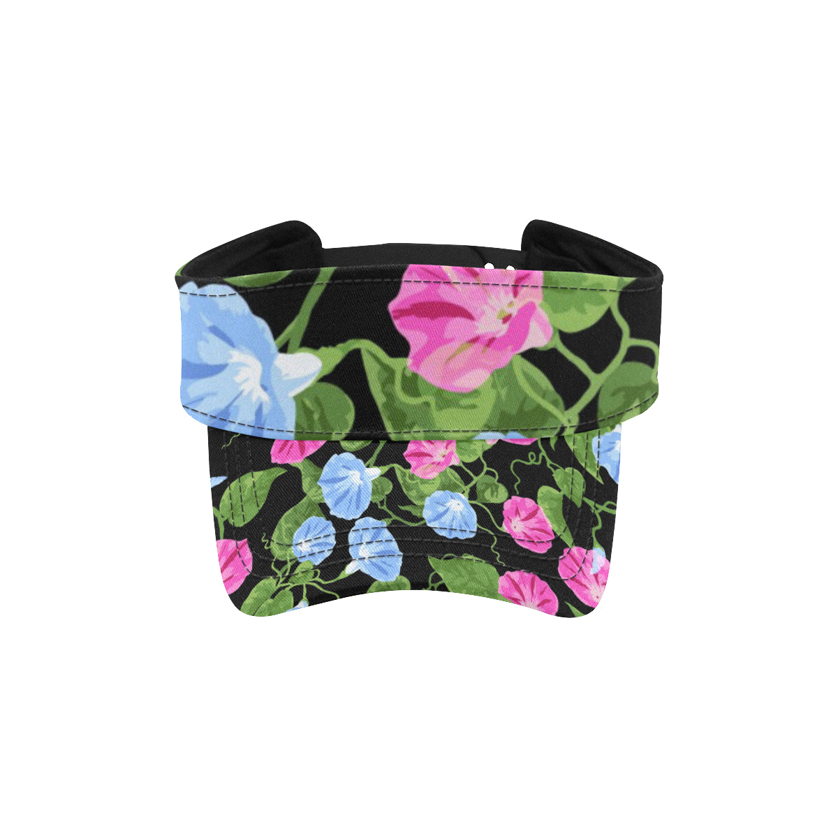 Morning Glory Pattern Print Design MG04 Unisex Sun Visor