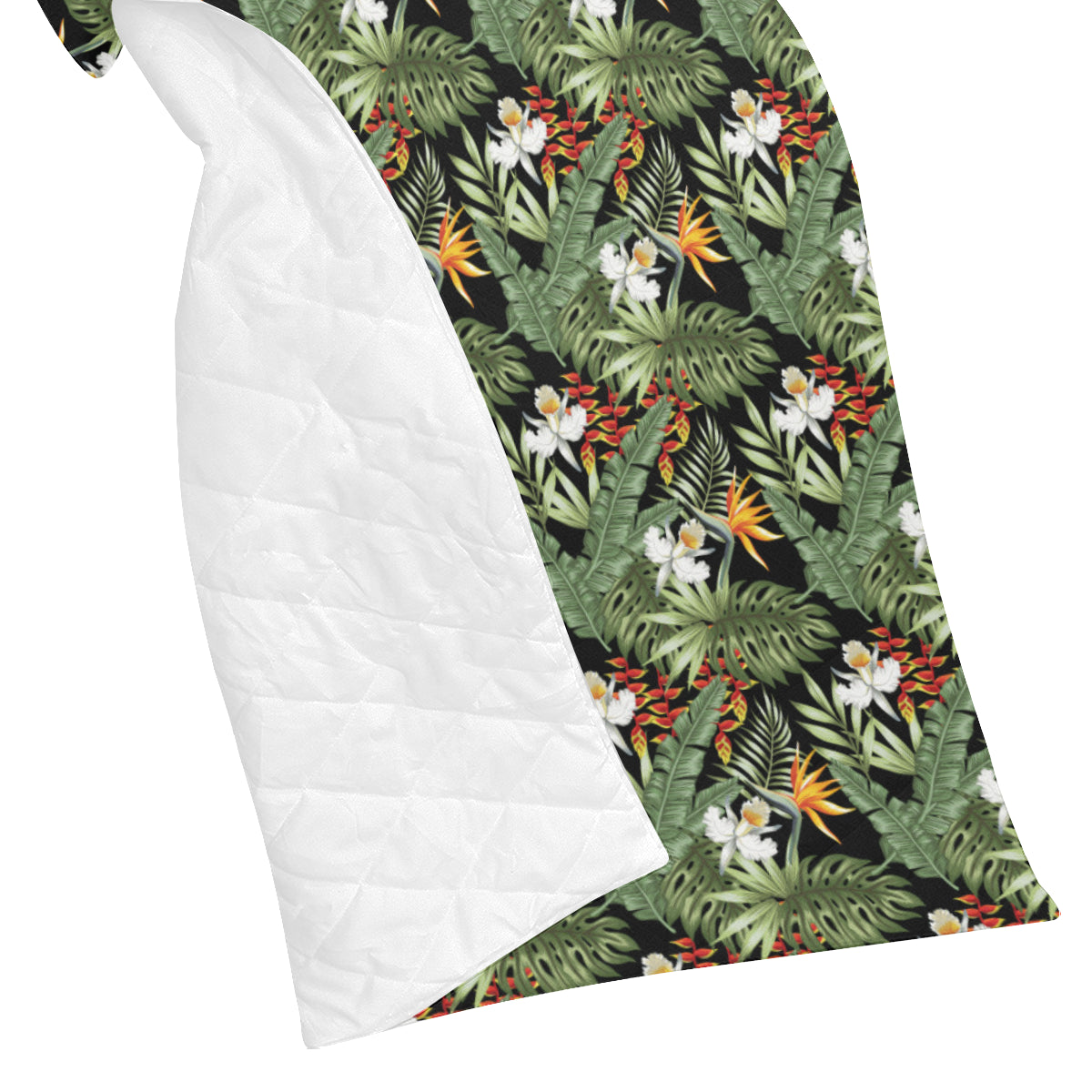 Bird Of Paradise Pattern Print Design 02 Premium Quilt
