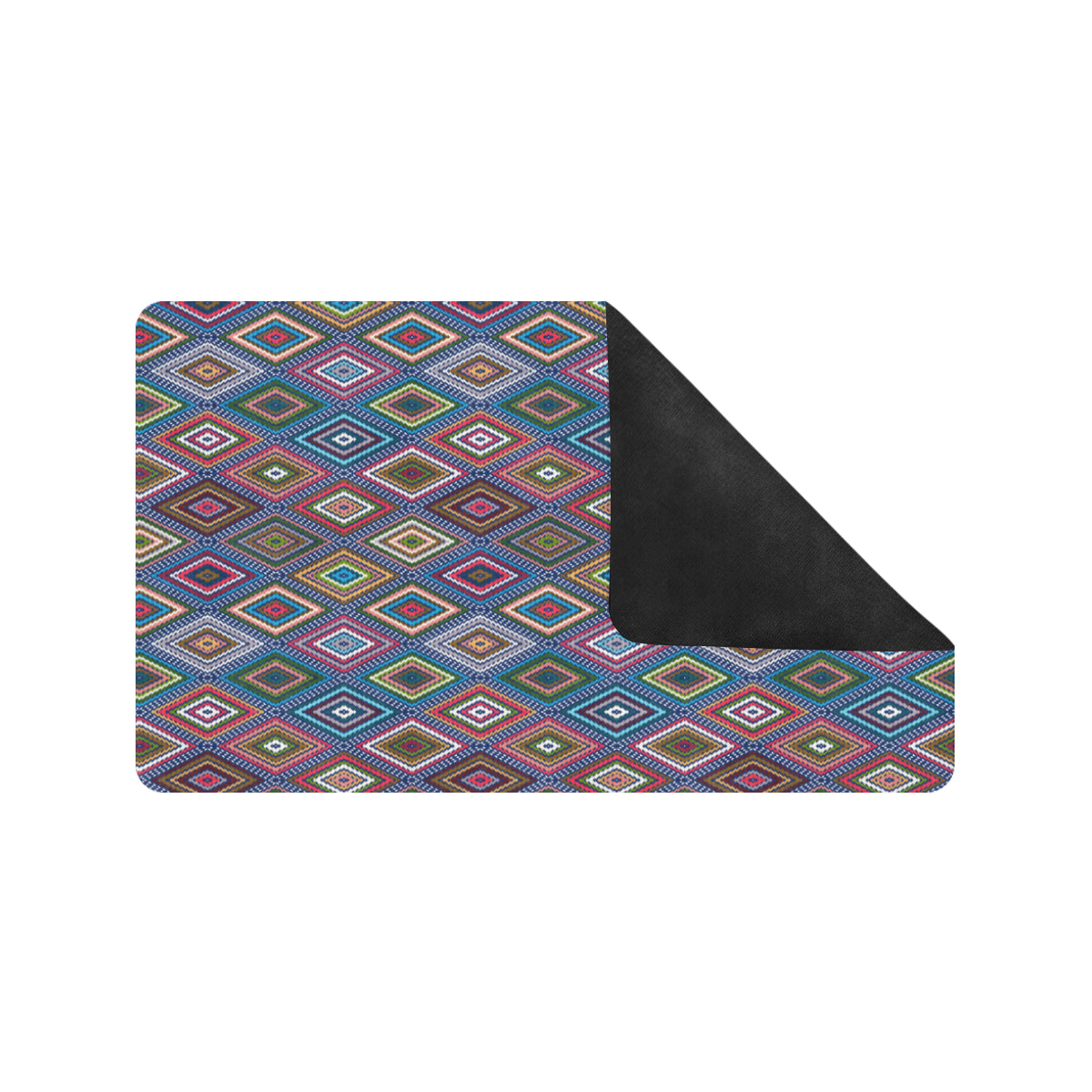 Southwestern Design Rubber Doormat