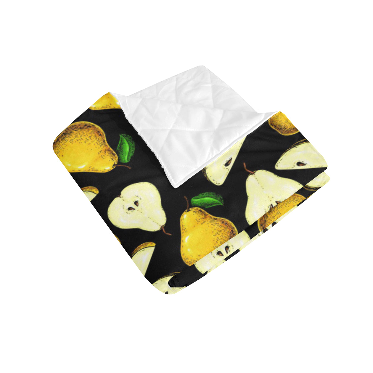 Pear Pattern Print Design PE01 Premium Quilt