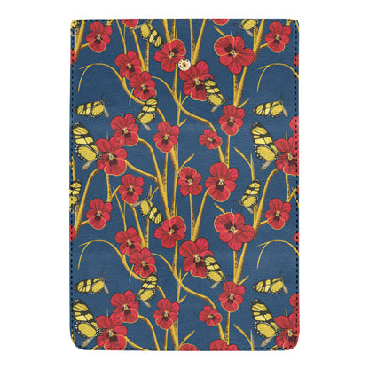 Pansy Pattern Print Design A01 Women's Trifold Wallet