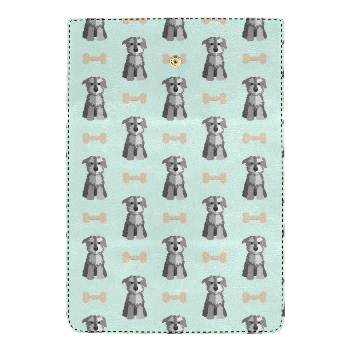 Schnauzers Pattern Print Design A03 Women's Trifold Wallet