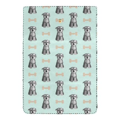 Schnauzers Pattern Print Design A03 Women's Trifold Wallet