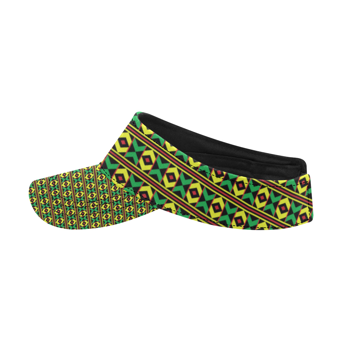 African Geometric Print Pattern Unisex Sun Visor