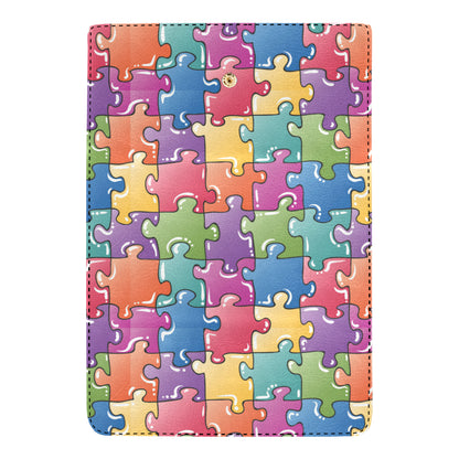 Puzzle Pattern Print Design A05 Women's Trifold Wallet