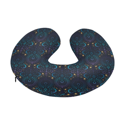 Celestial Pattern Print Design 06 U-Shaped Travel Neck Pillow