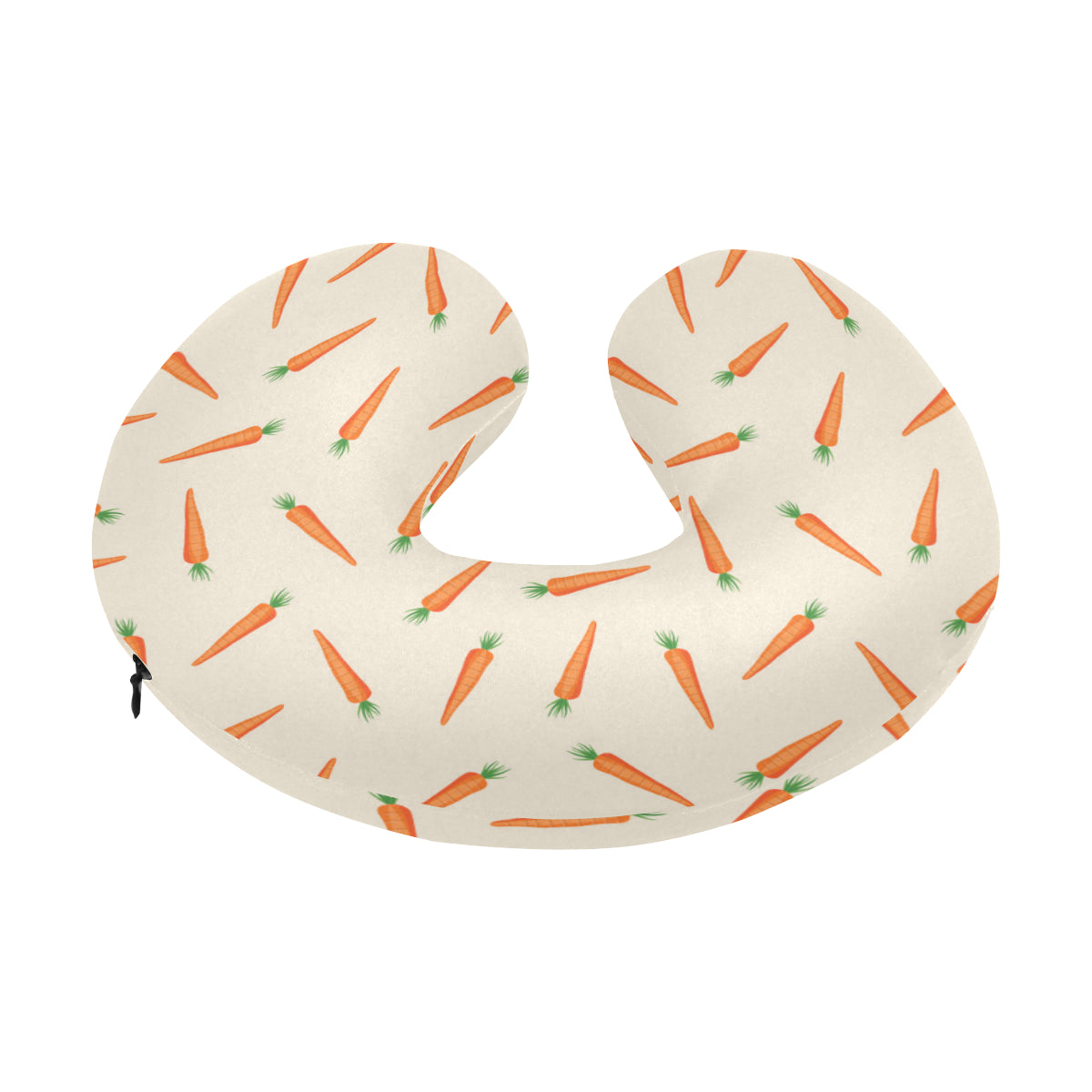 Carrot Pattern Print Design 07 U-Shaped Travel Neck Pillow