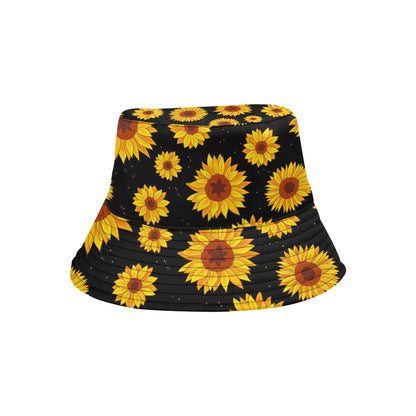 Sunflower Pattern Print Design SF09 Unisex Bucket Hat