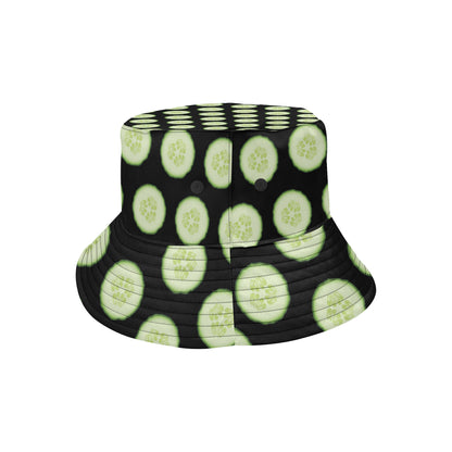 Cucumber Pattern Print Design CC02 Unisex Bucket Hat