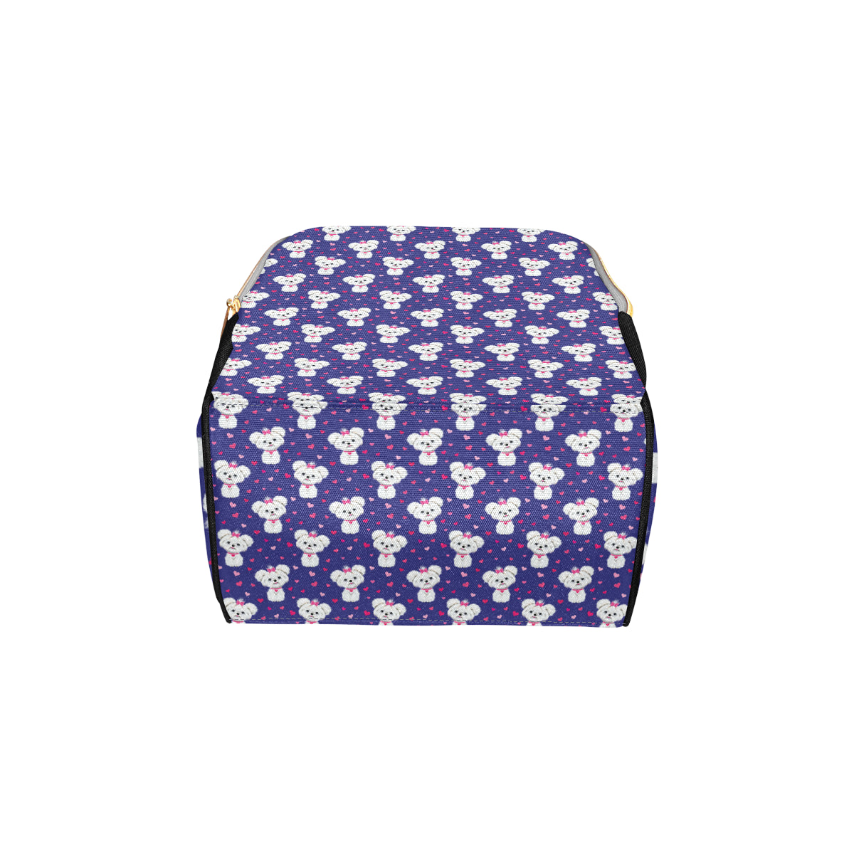 Maltese Pattern Print Design 02 Diaper Bag Backpack