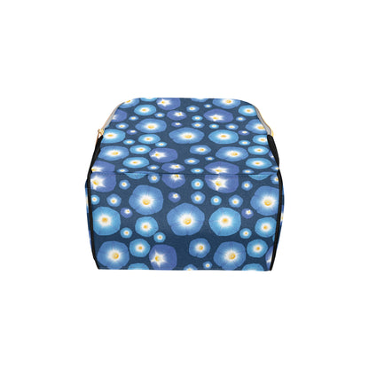 Morning Glory Pattern Print Design 02 Diaper Bag Backpack
