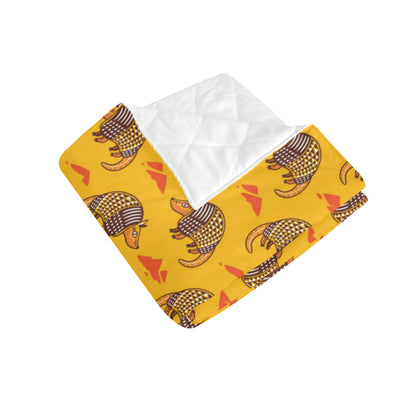 Armadillo Pattern Print Design 03 Premium Quilt