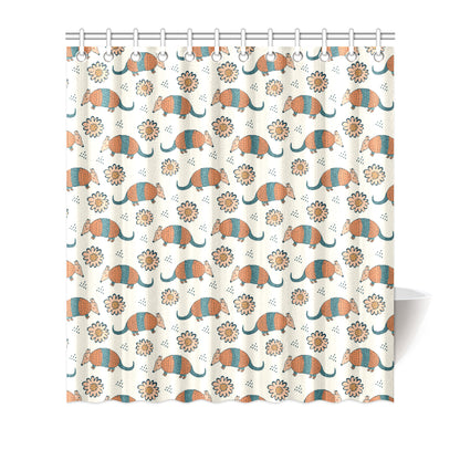 Armadillo Pattern Print Design 02 Shower Curtain