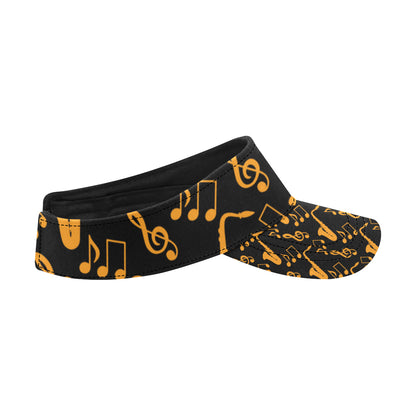 Saxophone Pattern Print Design 02 Unisex Sun Visor