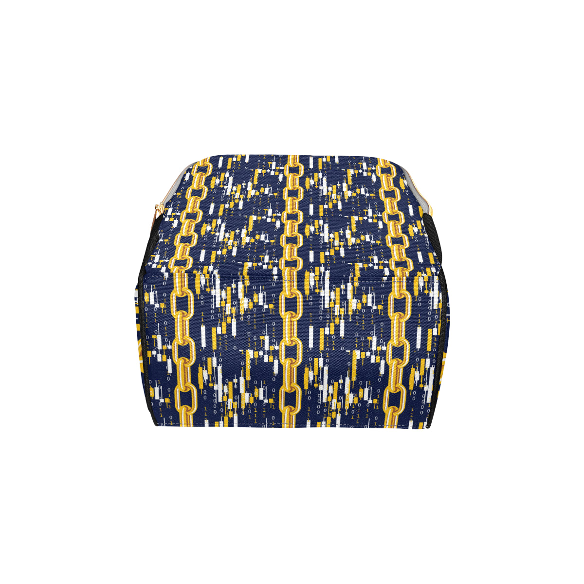 Cryptocurrency Chain Pattern Print Design 03 Diaper Bag Backpack