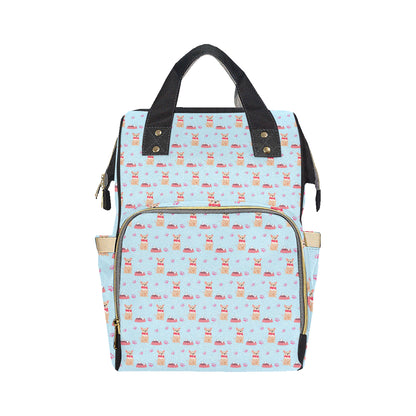 Chihuahua Pattern Print Design 05 Diaper Bag Backpack