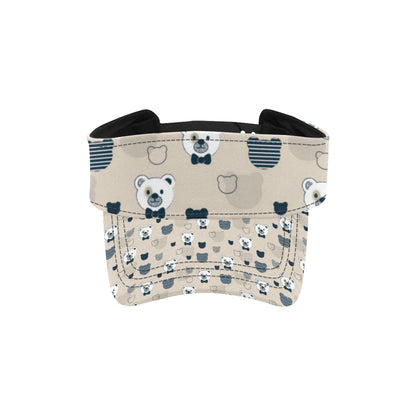 Bear Pattern Print Design 05 Unisex Sun Visor