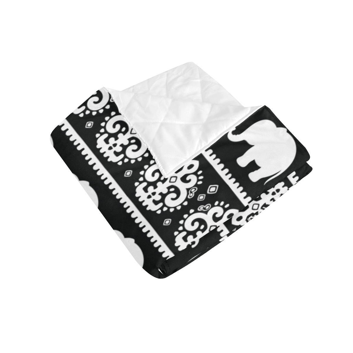 Elephant Pattern Premium Quilt