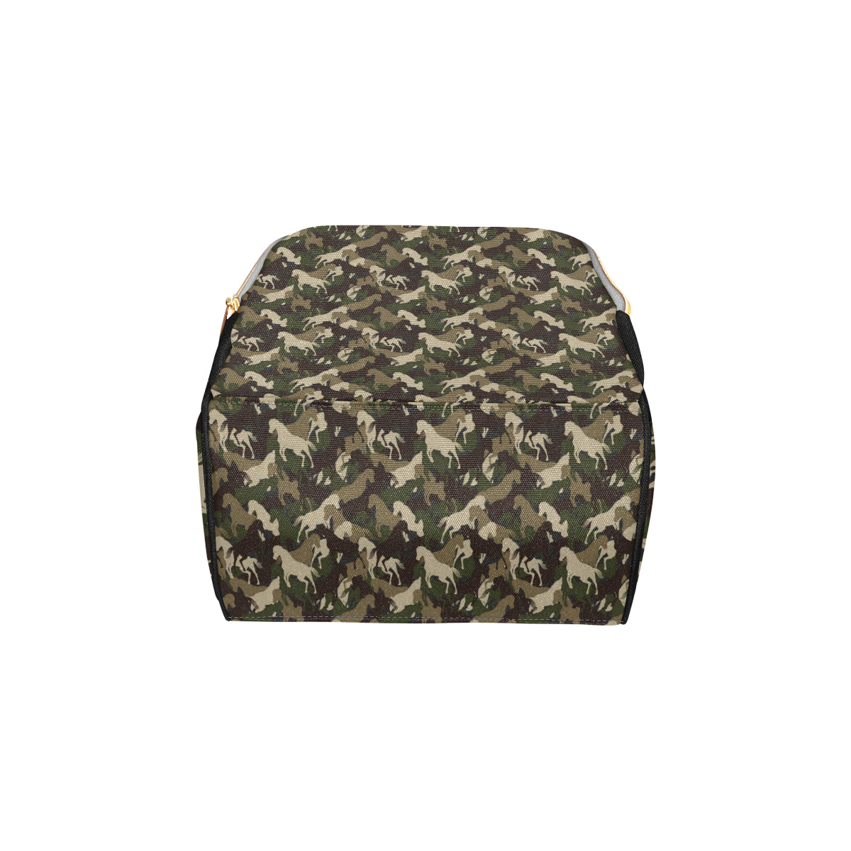 Horse Camo Themed Design Print Diaper Bag Backpack