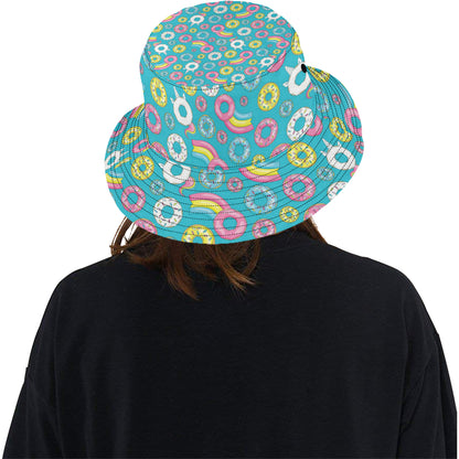 Donut Pattern Print Design DN013 Unisex Bucket Hat