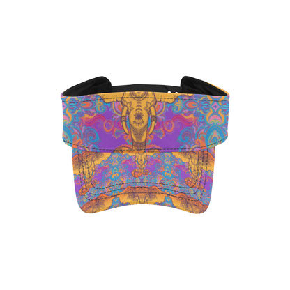 Gold Elephant Indian Unisex Sun Visor