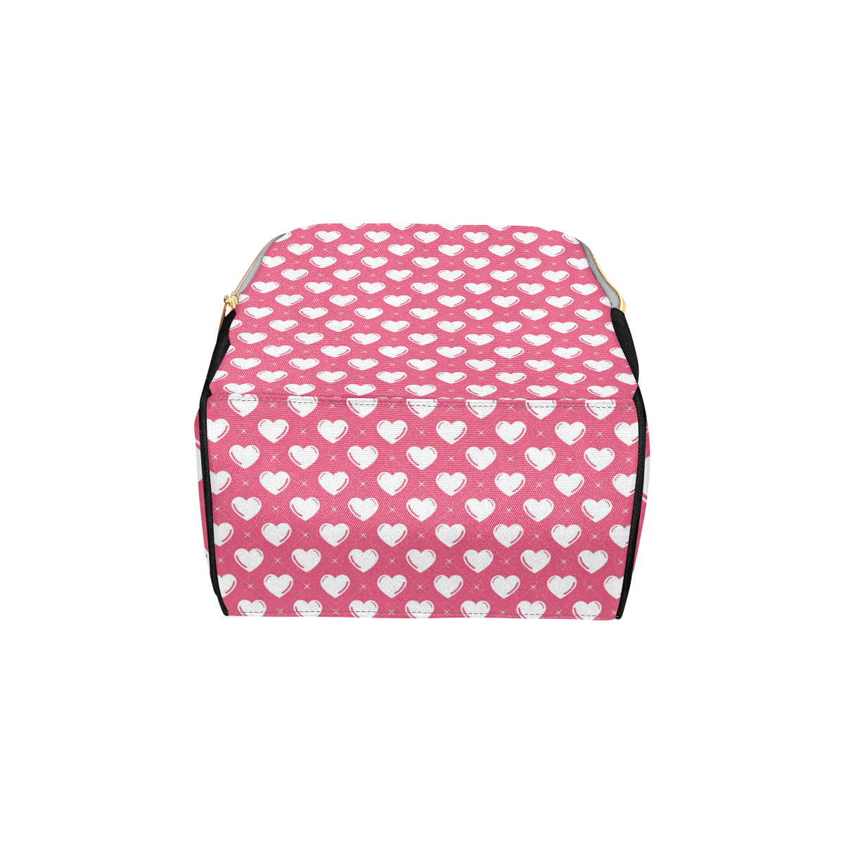 Heart Pattern Print Design HE07 Diaper Bag Backpack