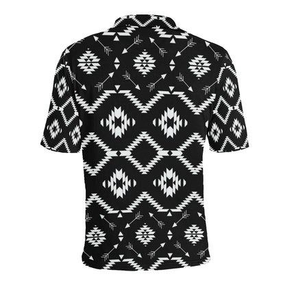 Native Pattern Print Design A04 Men Polo Shirt