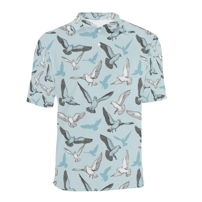 Pigeon Pattern Print Design 03 Men Polo Shirt