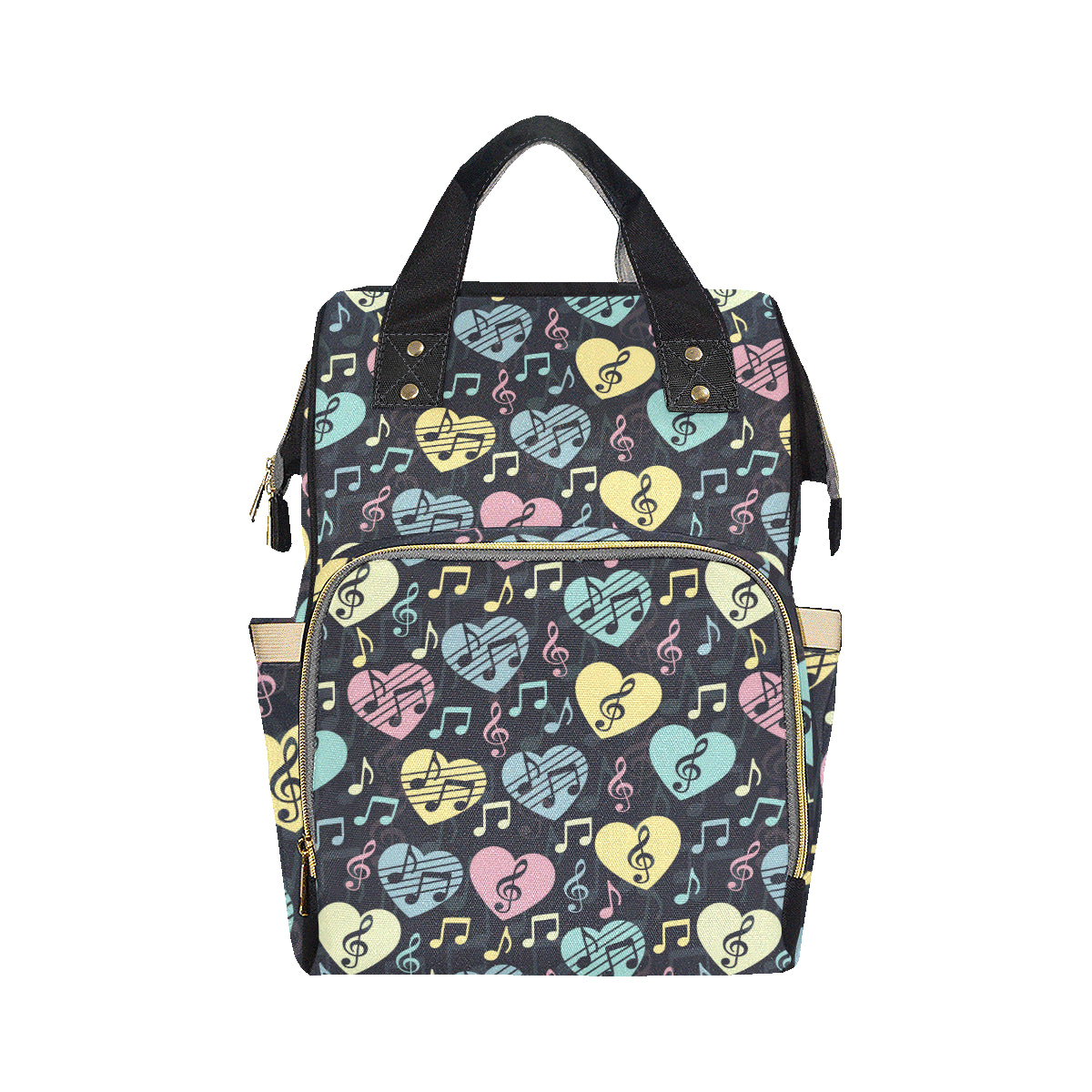 Music note Pattern Print Design A03 Diaper Bag Backpack
