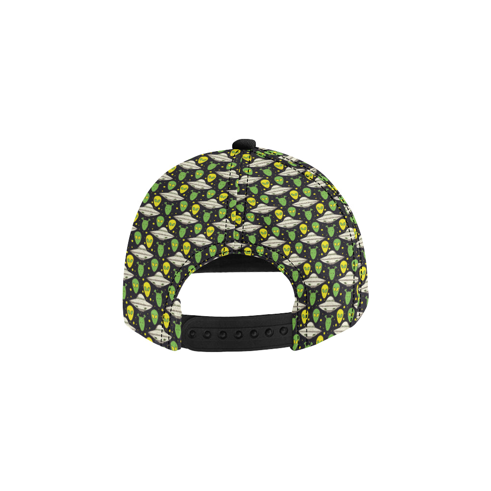Alien UFO Pattern Snapback Cap
