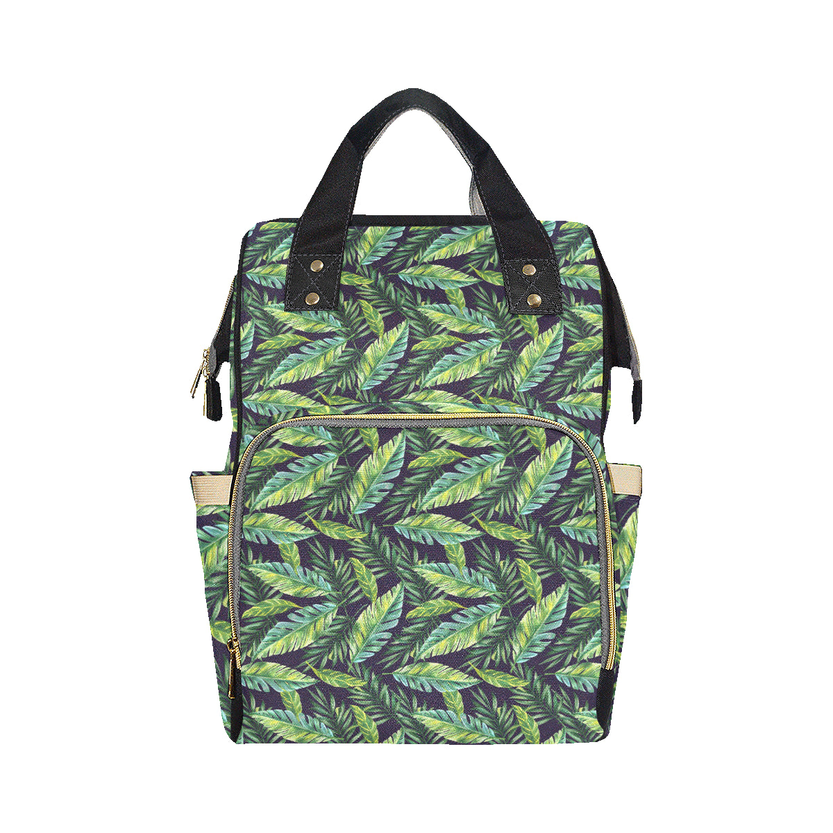Tropical Flower Pattern Print Design TF06 Diaper Bag Backpack
