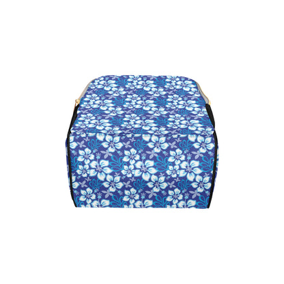 Hibiscus Pattern Print Design HB04 Diaper Bag Backpack