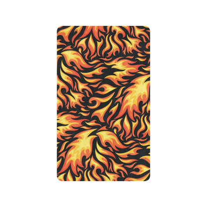 Flame Fire Design Pattern Rubber Doormat