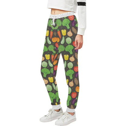 Vegan Funny Themed Design Print Unisex Sweatpants