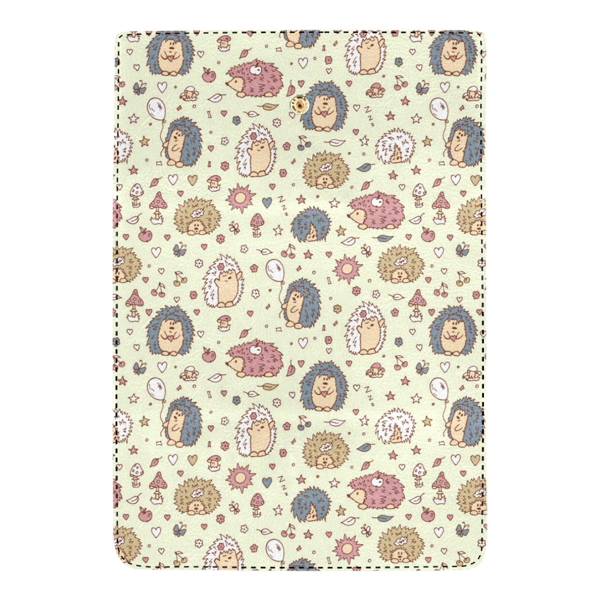 Hedgehog Cute Pattern Print Design 01 Women's Trifold Wallet