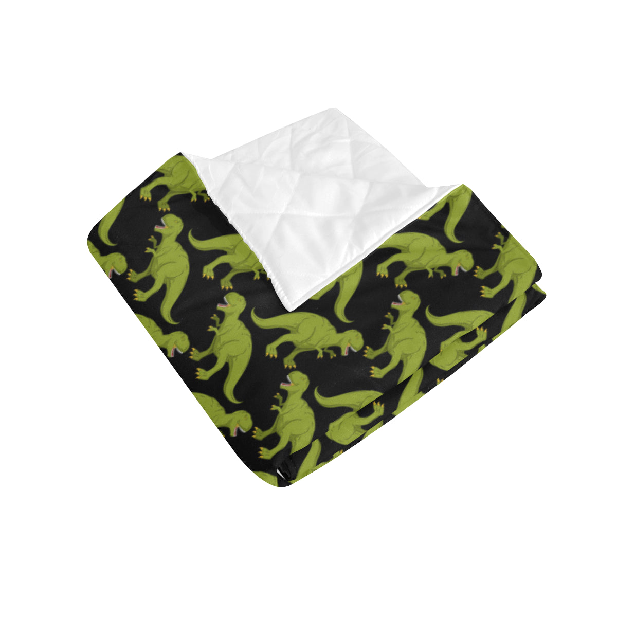 T Rex Pattern Print Design A02 Premium Quilt