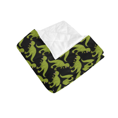 T Rex Pattern Print Design A02 Premium Quilt