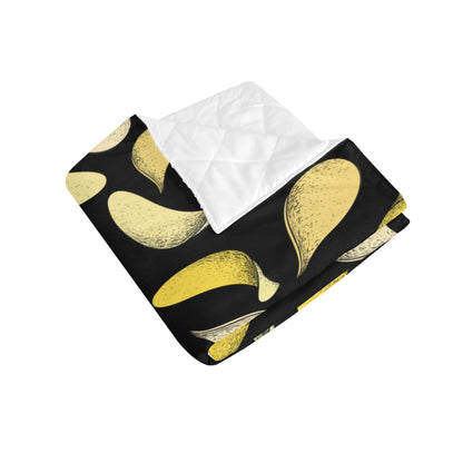 Potato Pattern Print Design A02 Premium Quilt