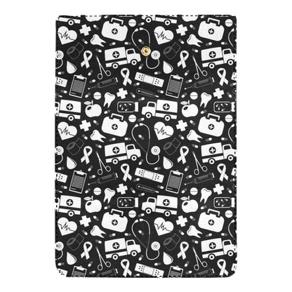 Medical Pattern Print Design 01 Women's Trifold Wallet