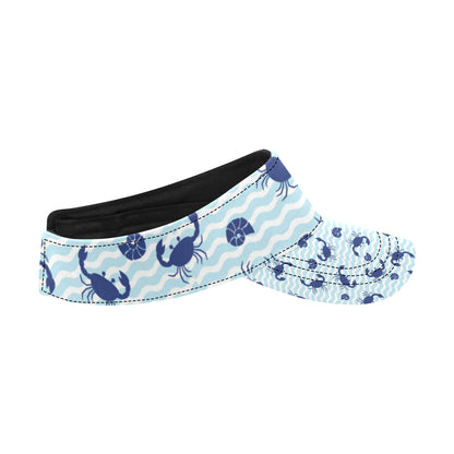 Crab Pattern Print Design 04 Unisex Sun Visor