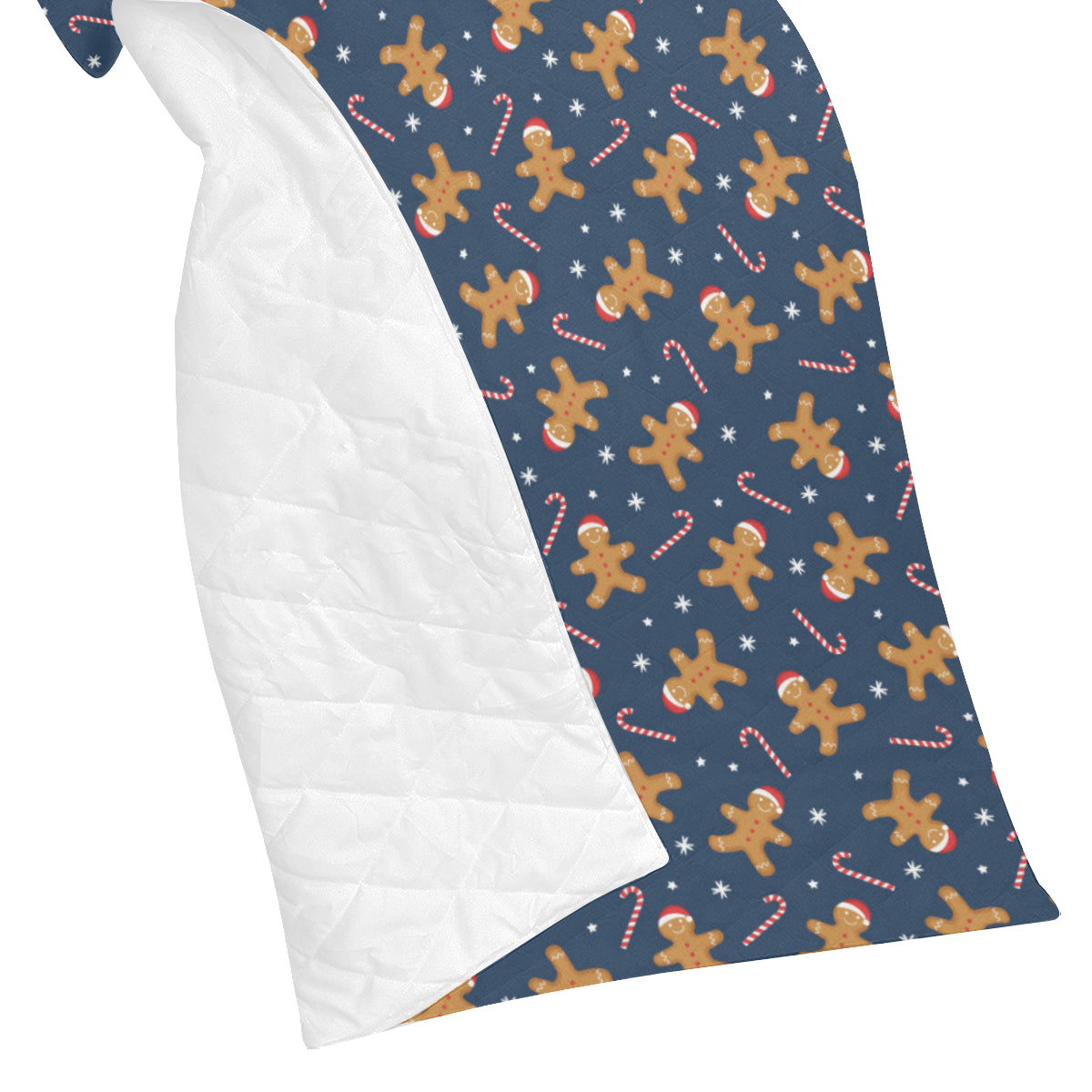 Gingerbread Pattern Print Design 01 Premium Quilt