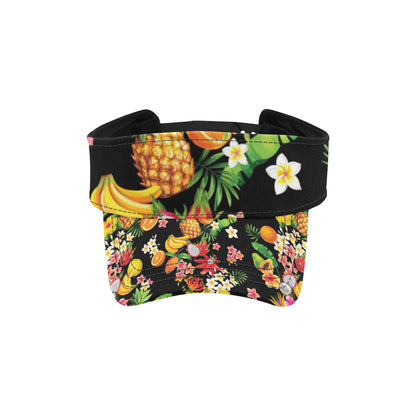 Tropical Fruits Pattern Print Design TF02 Unisex Sun Visor