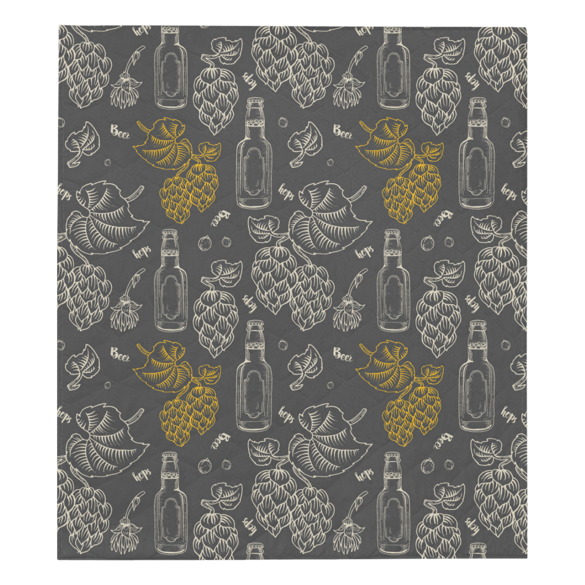 Hope Pattern Print Design 01 Premium Quilt